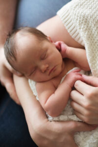 upclose newborn baby, newborn photography session