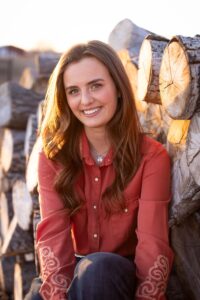 high school graduate portrait on ranch personalized Calgary grad photo shoot