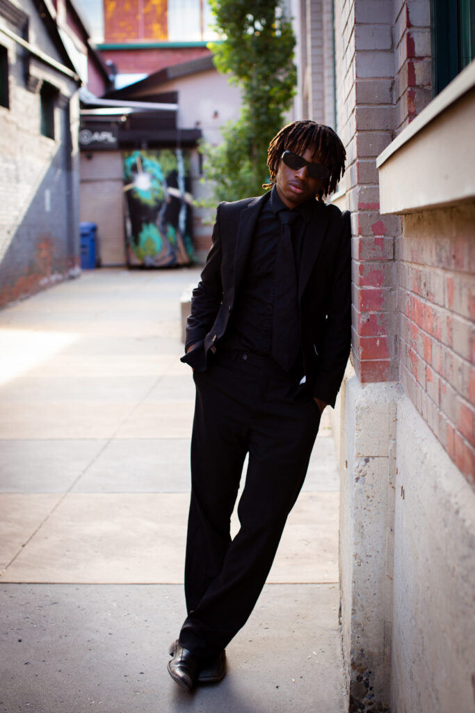 high school graduate looking cool