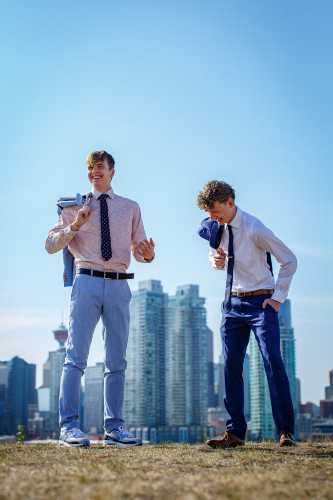 high school graduates Scotsman Hill Calgary Alberta Personalized Grad Photo Sessions