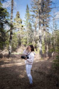 photographer laughing
