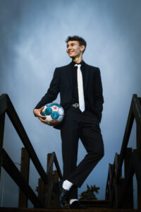 Calgary high school grad photo session Scottsman Hill
