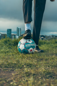 Calgary high school grad photo session soccer