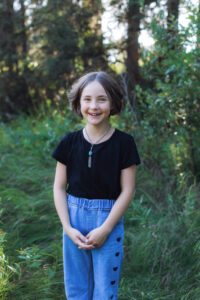 young girl in Griffith woods portrait calgary family photographer