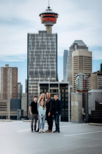 Calgary skyline photography