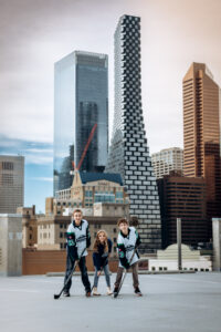 Calgary city skyline photoshoot